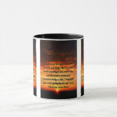 Une prière du matin quotidienne Mug à deux tons (Centre)