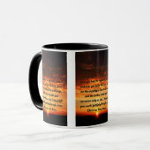 Une prière du matin quotidienne Mug à deux tons (Devant gauche)