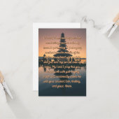 Une Prière Pour Guérir Et Réconforter Carte De Voe (Devant/Arrière en situation)