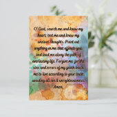 Une Prière Pour La Justice 2 Carte De Voeux Plat (Debout devant)