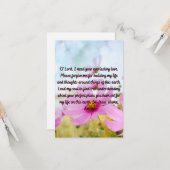 Une Prière Pour Le Pardon Quotidien Carte De Voeux (Devant/Arrière en situation)