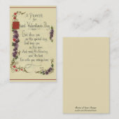 Une prière pour les cartes saintes de jour de (Devant / Derrière)