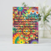 Une Prière Pour Orientation Carte De Voeux Plat (Debout devant)