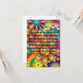 Une Prière Pour Orientation Carte De Voeux Plat (Devant/Arrière en situation)