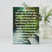 Une prière pour une carte de voeux familiale (Debout devant)