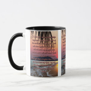Une Prière Pour Vivre Dans La Foi Mug À Deux Tons