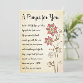 Une prière pour vous Carte (Debout devant)