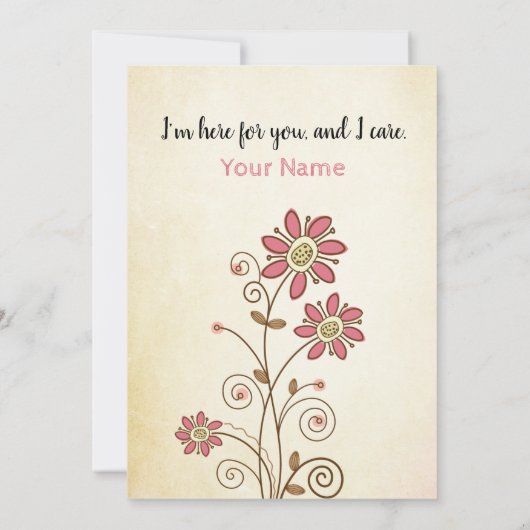 Une prière pour vous Carte (Dos)