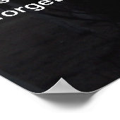 Une prière promenade orange affiches (Coin)