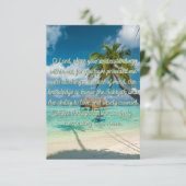 Une Prière Quotidienne Au Seigneur Carte De Voeux  (Debout devant)