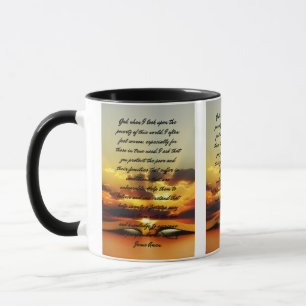 Une Prière Quotidienne Pour La Pauvreté Mug À Deux