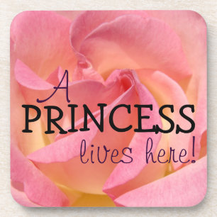 UNE PRINCESSE vit ici ! cadeaux Dessous de verre R