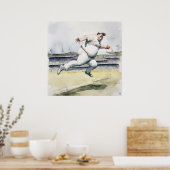 Une prise à main - Impression de cricket d'archive (Cuisine)