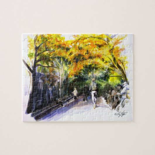 Une Promenade À Travers Le Puzzle Du Parc (Horizontal)