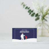 Une promenade avec Bonhomme de neige, Invitation T (Debout devant)