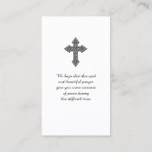 Une promenade dans la carte de prière de sérénité  (Dos)