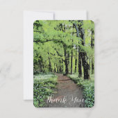 Une promenade dans la Carte de remerciements des b (Devant)