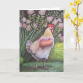 Une promenade dans la CARTE DE VOEUX de jardin (Fleur jaune)