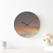 Une promenade dans les nuages 1 Horloge murale acr (Maison)