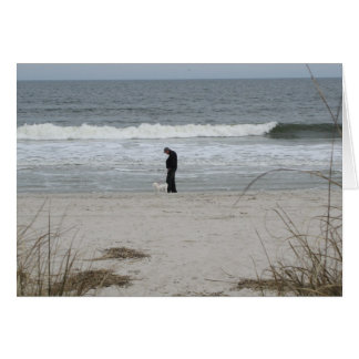 "Une promenade sur la plage" - Carte