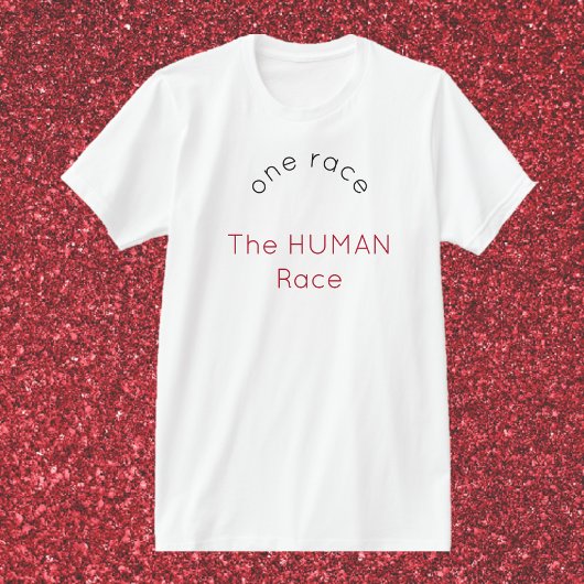 Une race : T-shirt humain