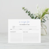 une recette pour | Cartes de recette de Fête des m (Debout devant)