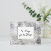 Une recette pour la carte de recette de mariage de (Debout devant)