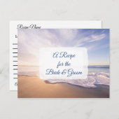 Une recette pour la carte de recette de mariage de (Devant / Derrière)