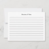 Une recette spéciale pour la carte cadeau Fête des (Dos)