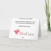 Une réunion de la carte de voeux d'esprits (Dos)