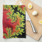 Une Rivière Traverse Sa Serviette À Thé (Quart Plié)