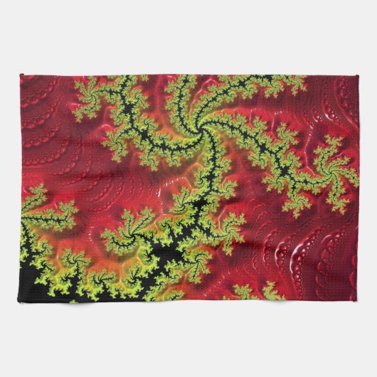 Une Rivière Traverse Sa Serviette À Thé (Horizontal)