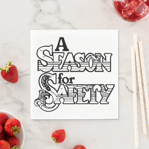 Une saison pour les serviettes en papier de sécuri