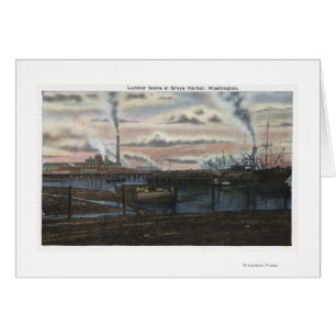 Une scène de bois de charpente