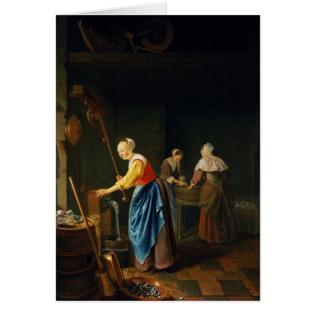 Une scène de cuisine (Devant)