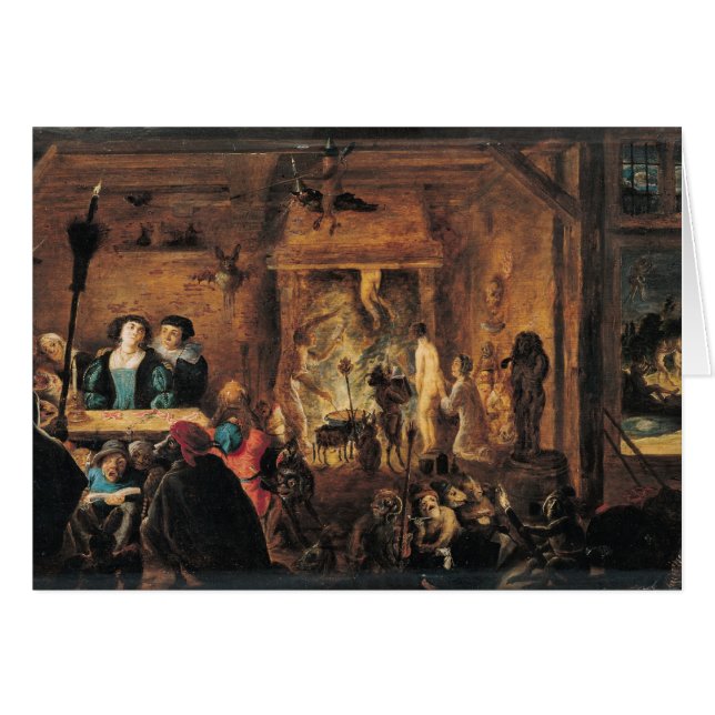 Une scène de la sorcellerie, 1633 (Devant horizontal)