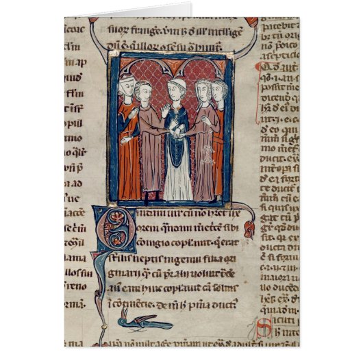 Une scène de mariage, de 'Decrets de Gratien' (Devant)
