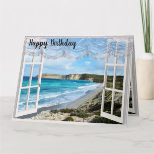 Une Scène De Plage À Travers Ma Fenêtre, Carte Ann