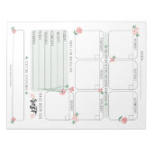 Une semaine en un coup d'oeil le bloc-notes du pla (Devant)