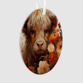 Une série de vaches florales Highland Design 1 (devant)