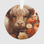 Une série de vaches florales Highland Design 1 (devant)