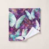 Une série mystique de papillons 7 (Gant de toilette)