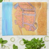 Une serviette de cuisine A Camel (Plié)