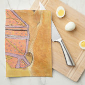 Une serviette de cuisine A Camel (Quart Plié)