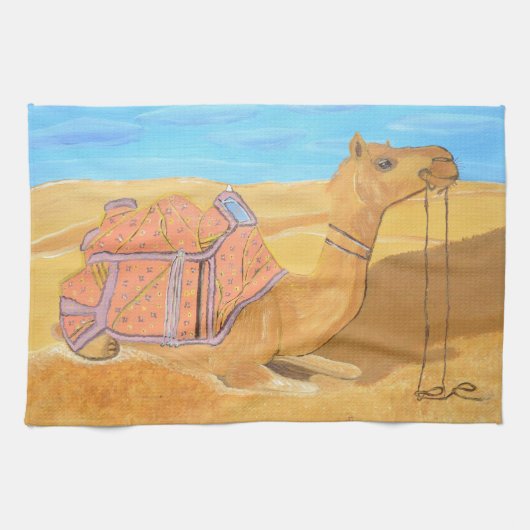 Une serviette de cuisine A Camel (Horizontal)