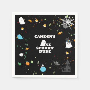 Une serviette Éffrayante en papier