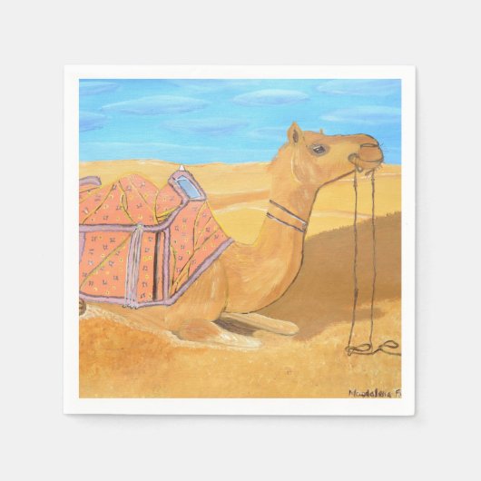 Une serviette en papier Camel (Devant)