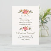 Une seule carte de demande (Debout devant)