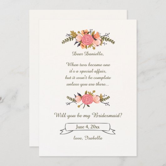 Une seule carte de demande (Devant / Derrière)