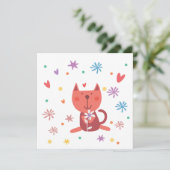 Une seule carte de voeux "love from" (Debout devant)